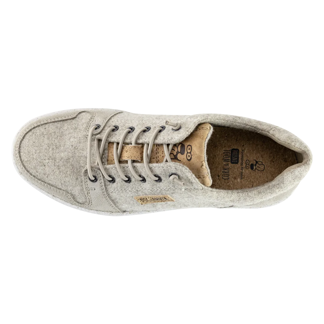 Local Wool Commuter | beige - nachhaltiger Damensneaker