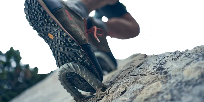 wanderschuh sohle von vibram