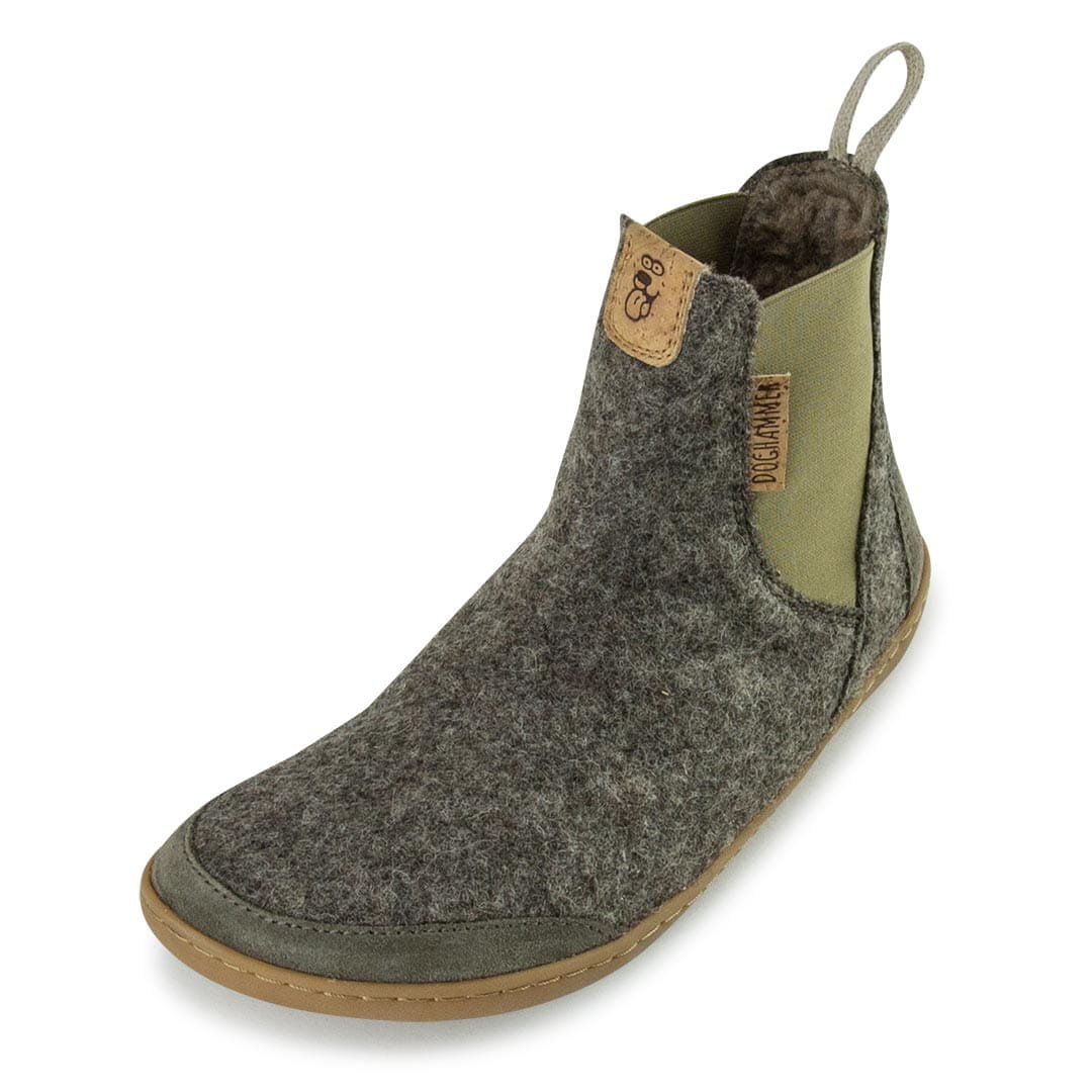 Doghammer Terrar Chelsea Wool | greyish - Barfuß Chelsea Boots photo 2