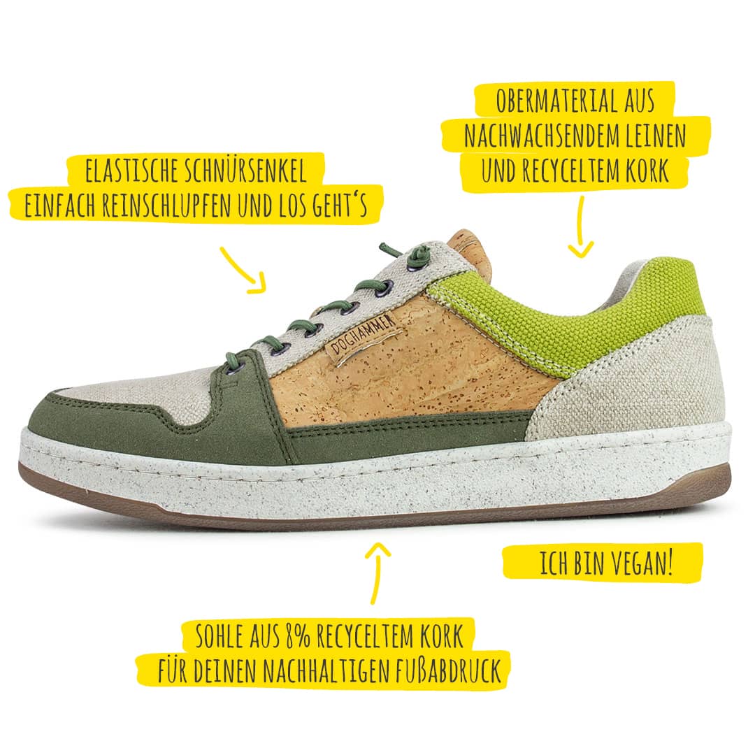 Doghammer Natural Commuter Vegan | Oli - veganer Herrensneaker photo 4