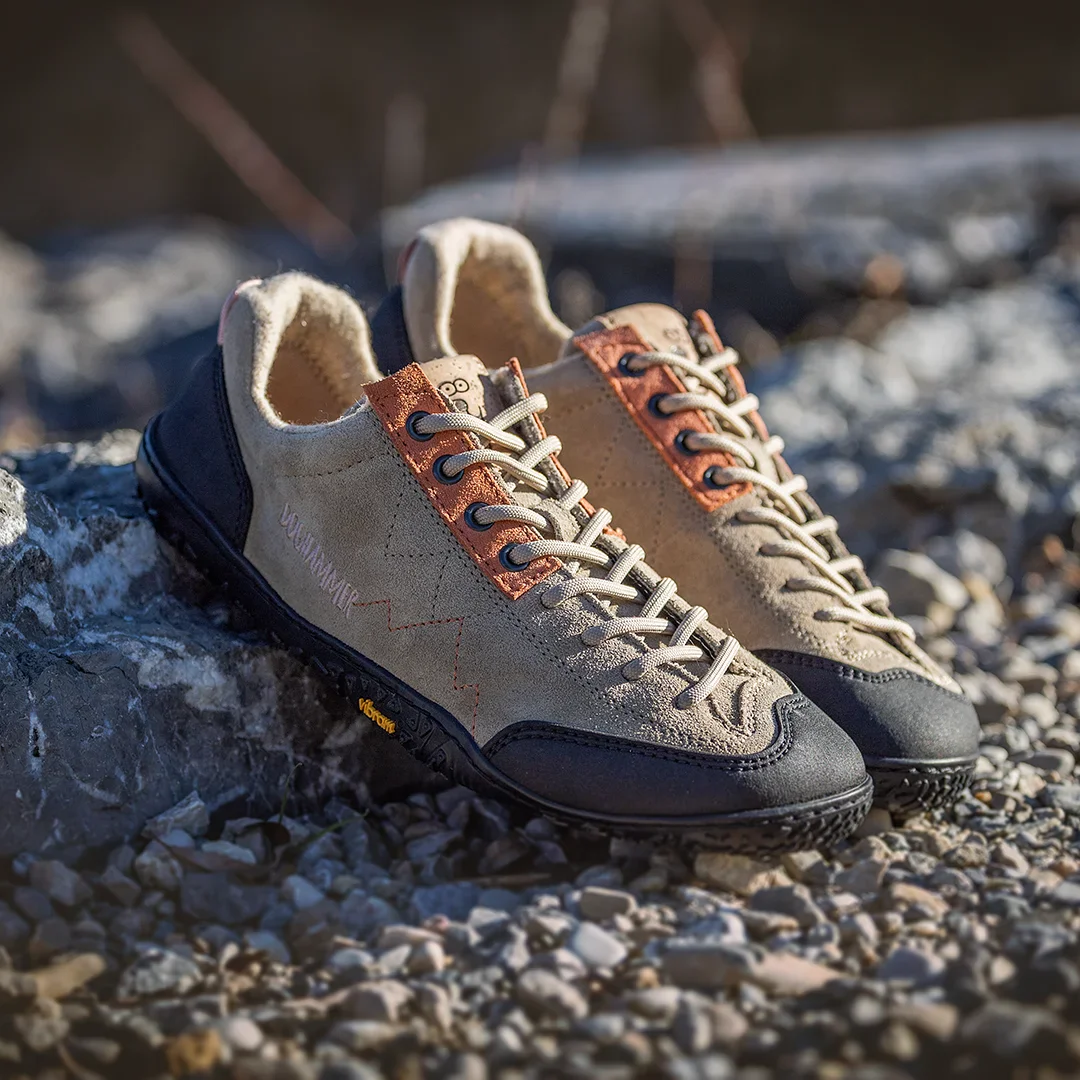 Terrar Rock Wool | beige - Barfuß-Wanderschuhe