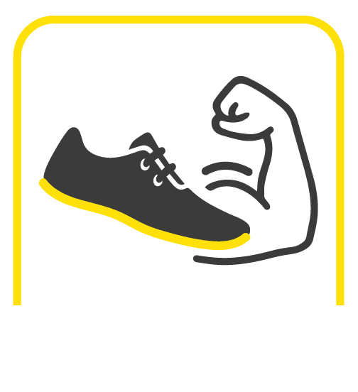 icon für barfußschuhe mit weicher sohle