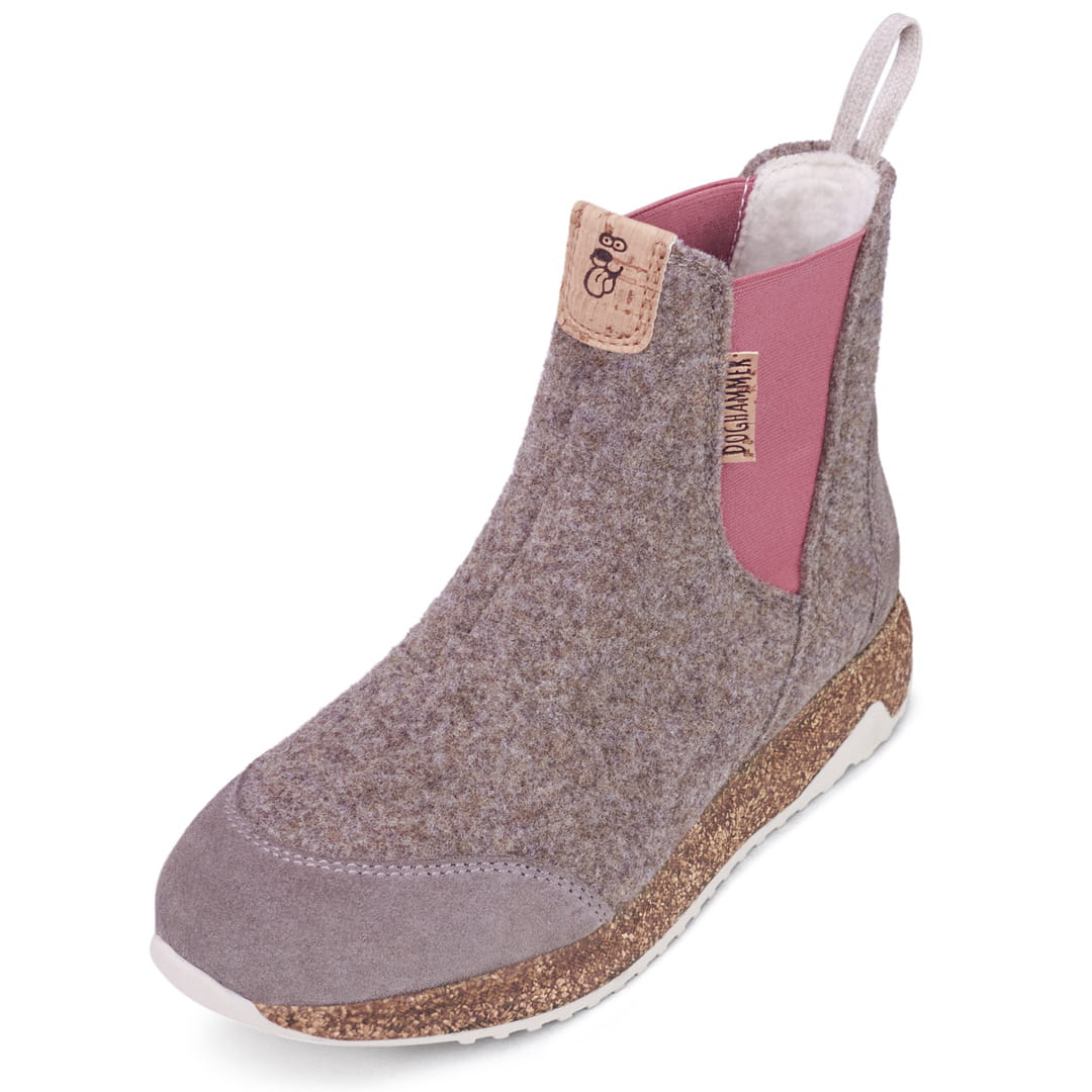 Arctic Traveller Wool | Salmon - nachhaltiger Chelsea-Boot