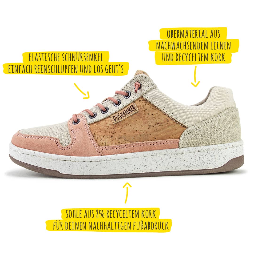 Natural Commuter | peach - nachhaltiger Damen-Sneaker