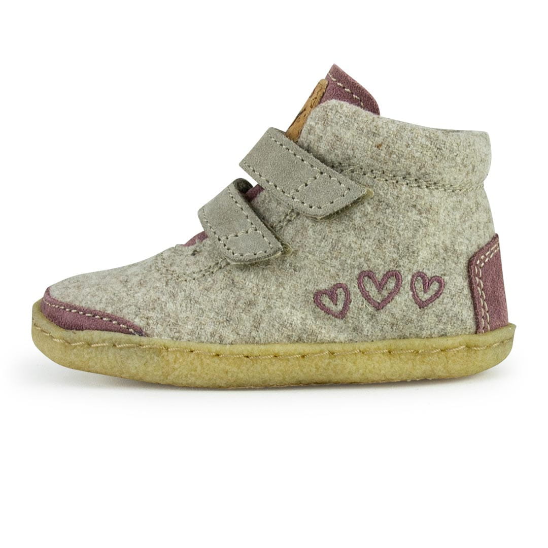 Doghammer Toddler Terrar Wool High | blueberry - Lauflernschuh, barefoot shoe