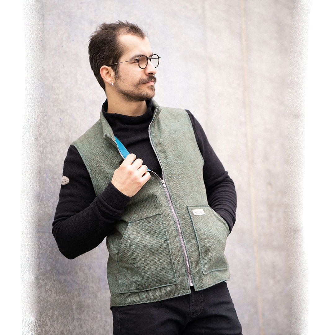 Arvid Merino Weste Nordwolle