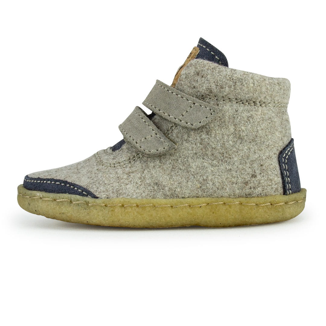 Doghammer Toddler Terrar Wool High | indigo - Lauflernschuh, barefoot shoe