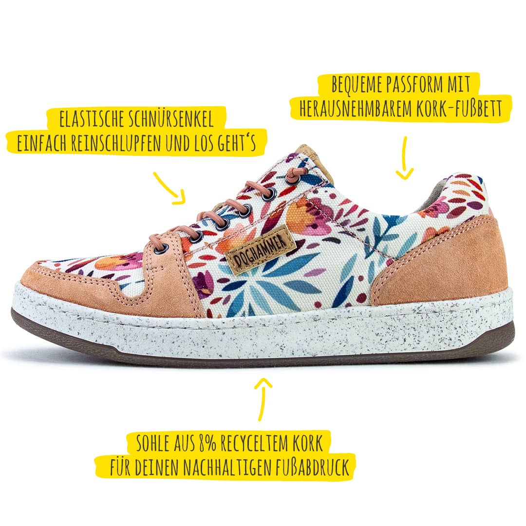 Textile Commuter | flower - Nachhaltige Sneaker