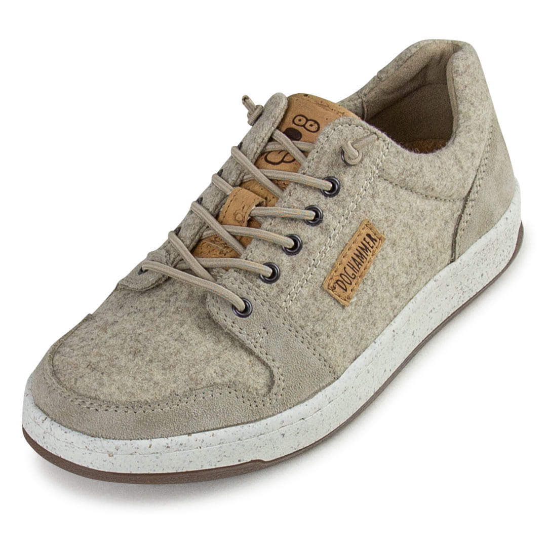 Local Wool Commuter | beige - nachhaltiger Damensneaker