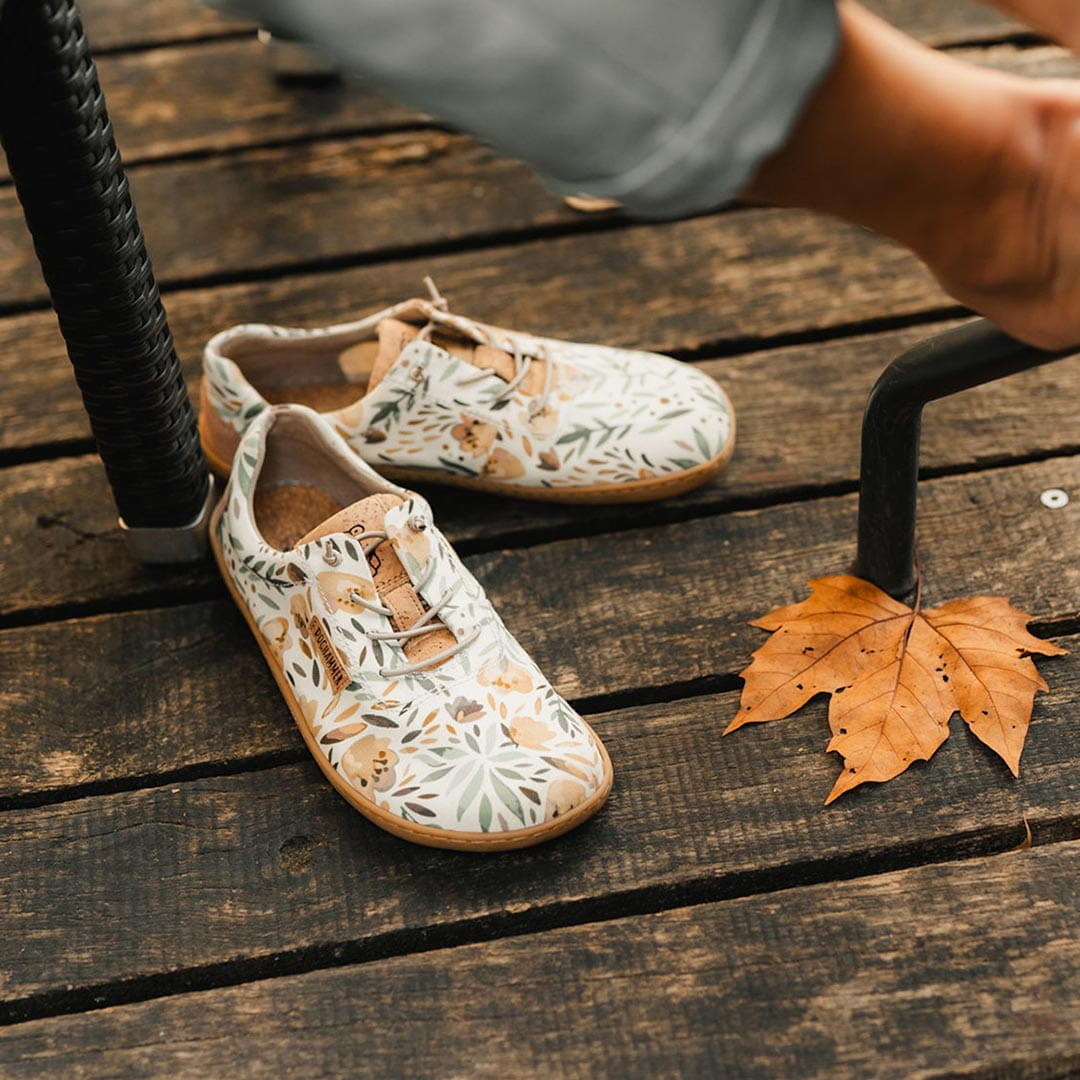 Doghammer Terrar Textile vegan | olive-flower - Barfußschuh photo 5