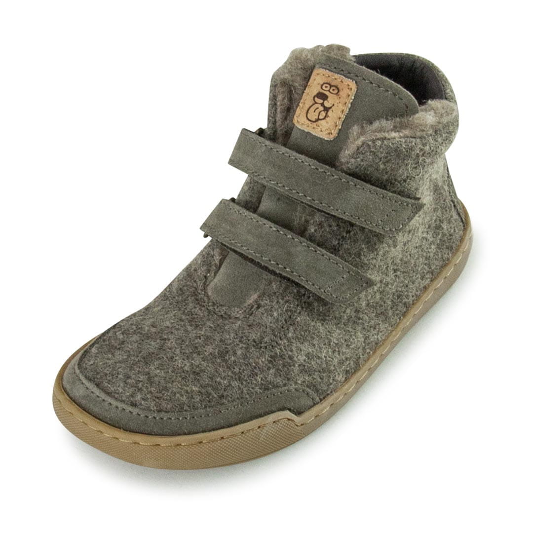 Doghammer Kids Terrar Wool High | greyish - Kinder Barfußschuh photo 2