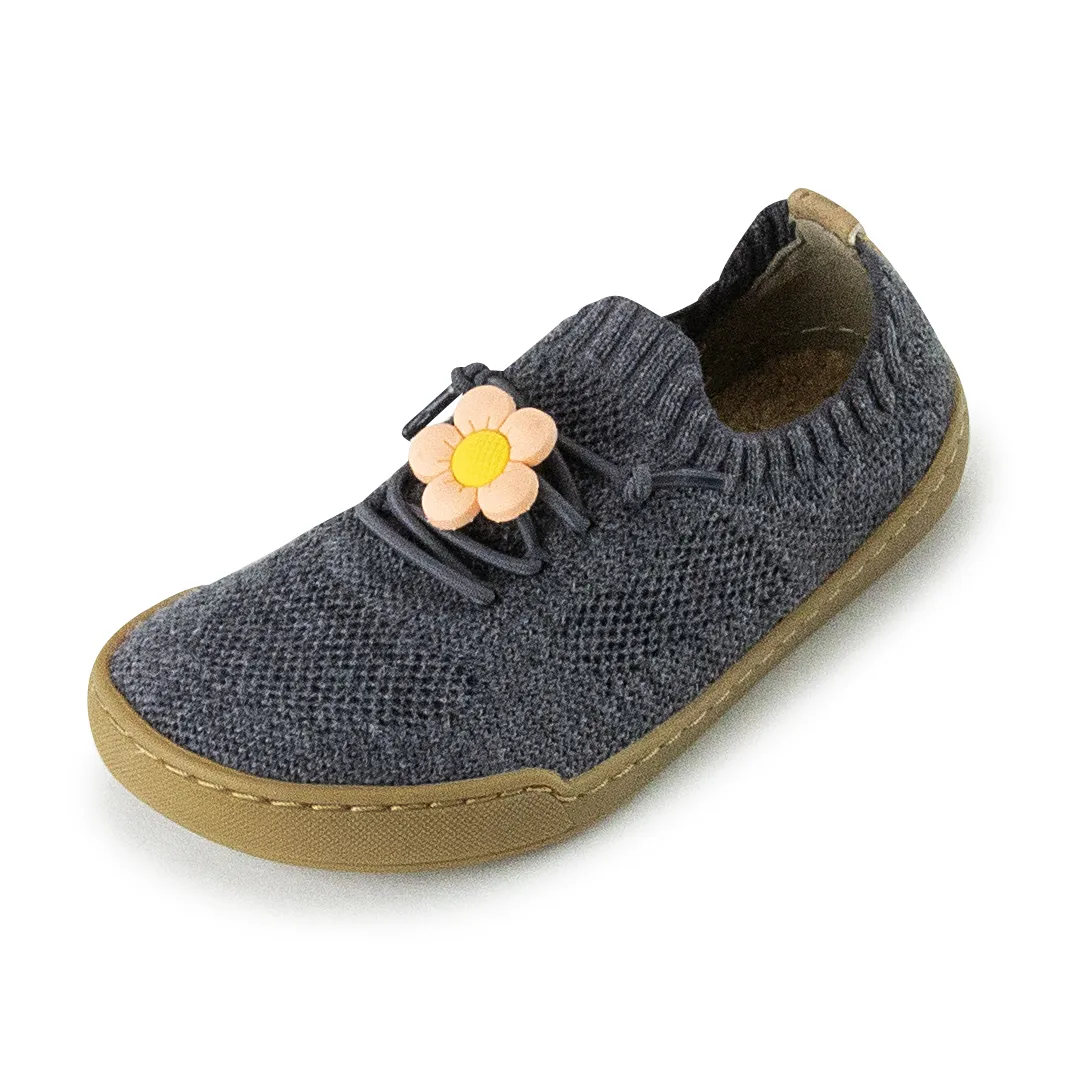 Doghammer Kids Terrar Knit | grey melange - gestrickter Kinder Barfußschuh photo 5