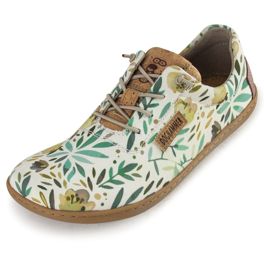 Doghammer Terrar Textile vegan | olive-flower - Barfußschuh photo 4
