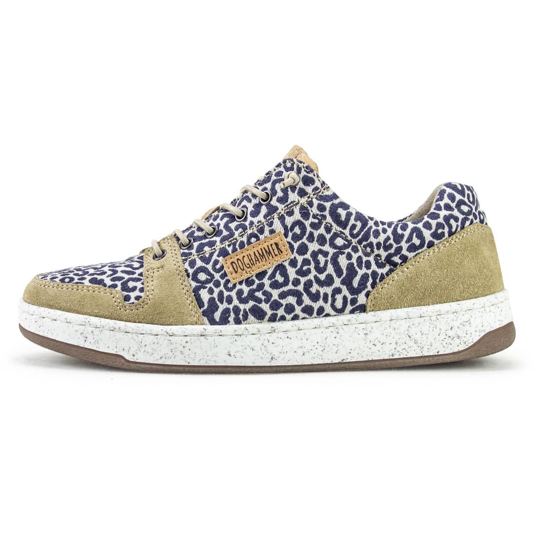 Doghammer Textile Commuter, Women's in Leo Nachhaltiger and Flower Nachhaltige, barefoot shoe