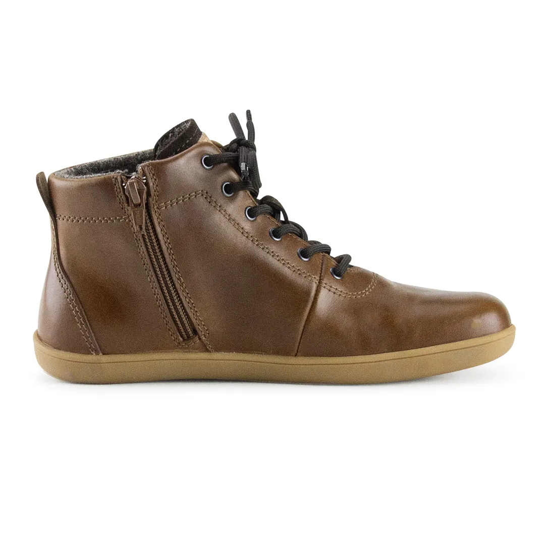 Doghammer Terrar Leather High WP | brown - wasserdichte Barfußschuhe photo 2