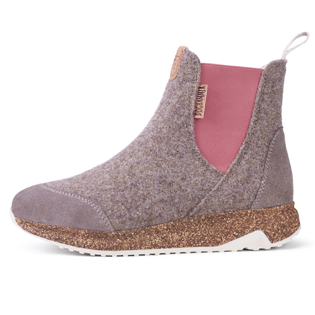 Arctic Traveller Wool | Salmon - nachhaltiger Chelsea-Boot
