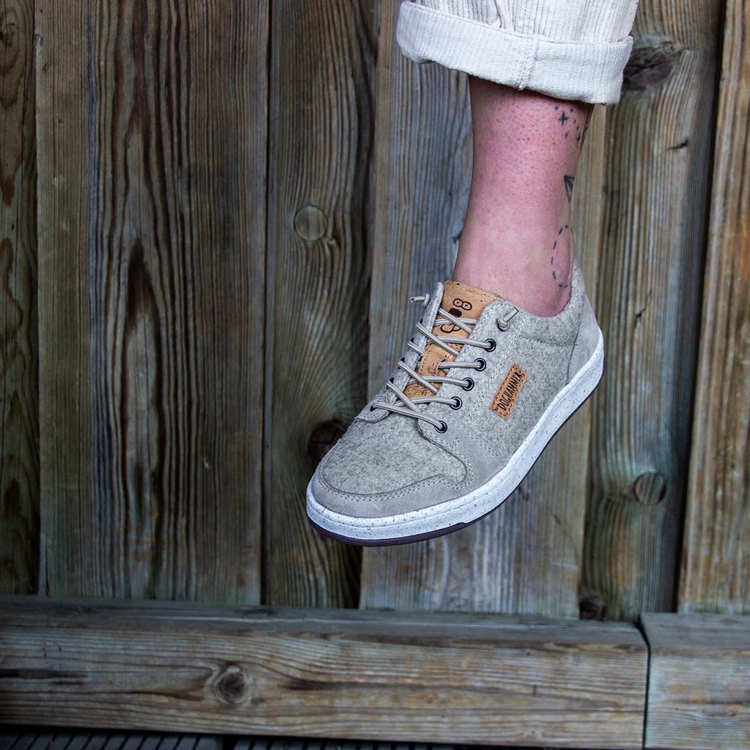 Local Wool Commuter | beige - nachhaltiger Herrensneaker