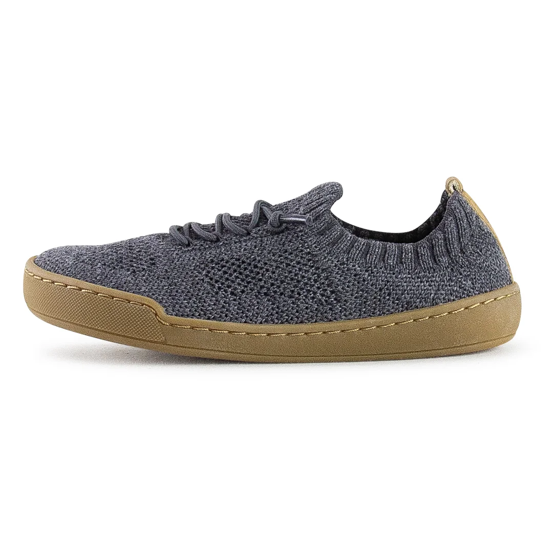 Doghammer Kids Terrar Knit | grey melange - gestrickter Kinder Barfußschuh photo 2