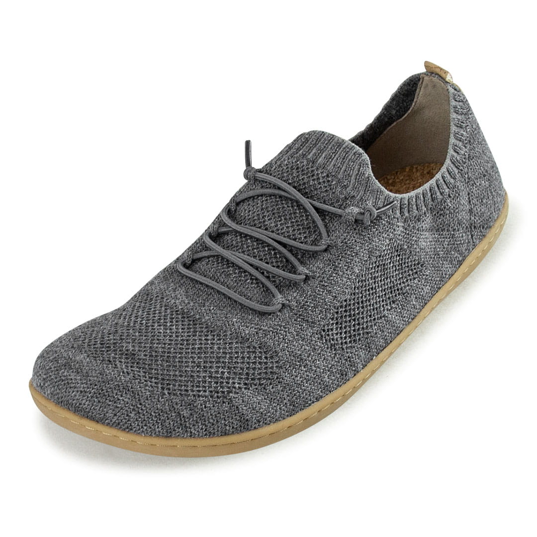 Doghammer Terrar Knit | grey melange - gestrickter Barfußschuh photo 3