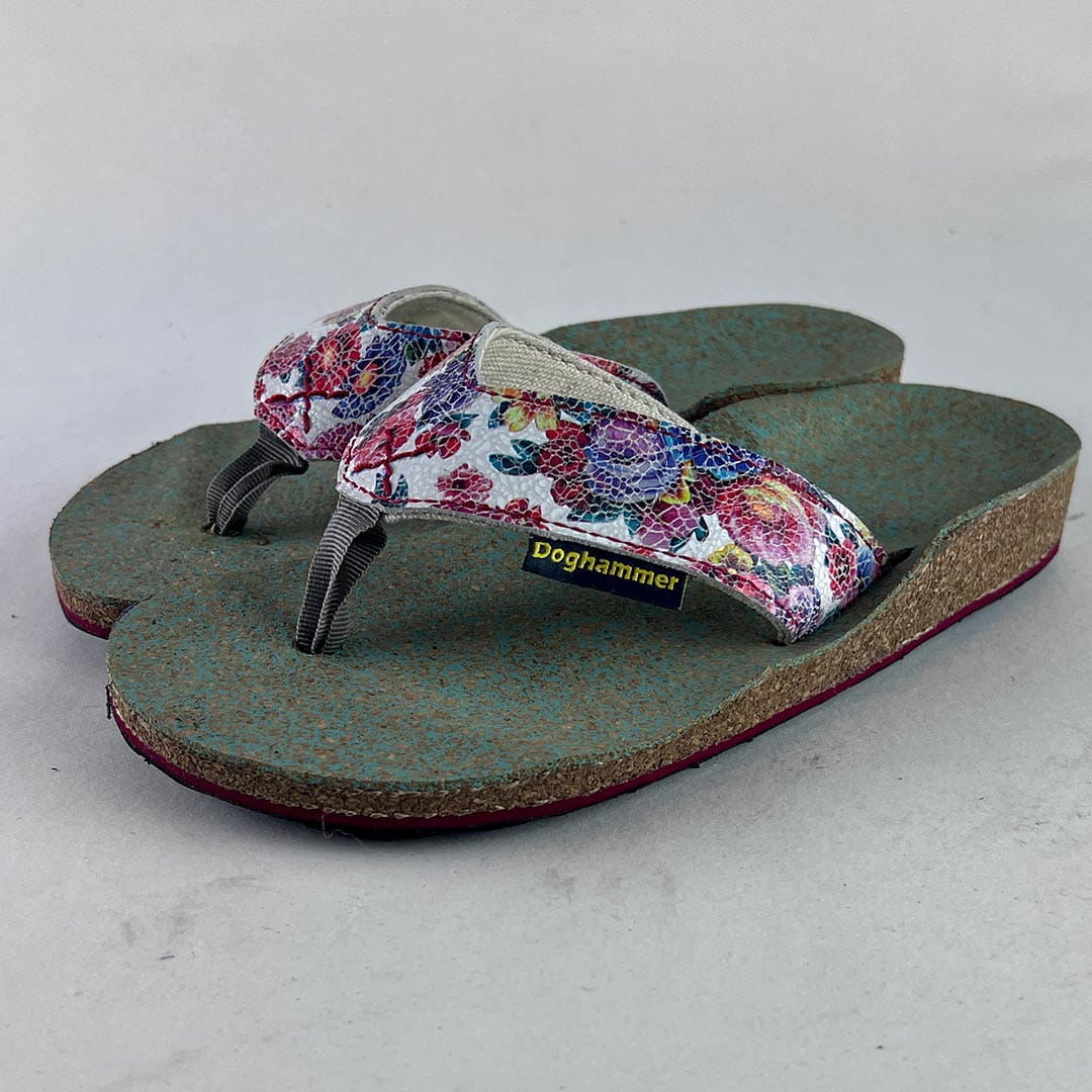 Doghammer Quaxi Kork flower madl, barefoot shoe