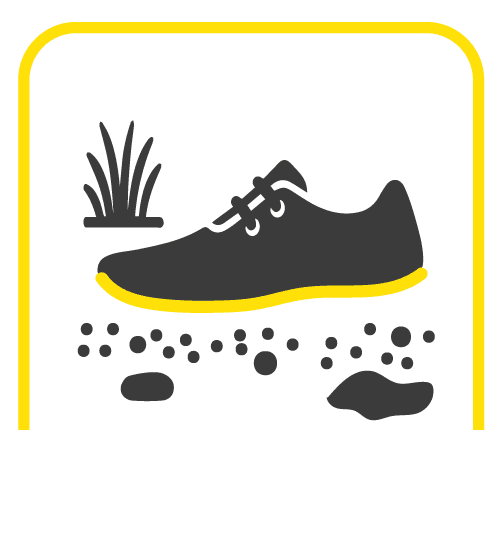 icon für barfußschuhe mit minimalsohle