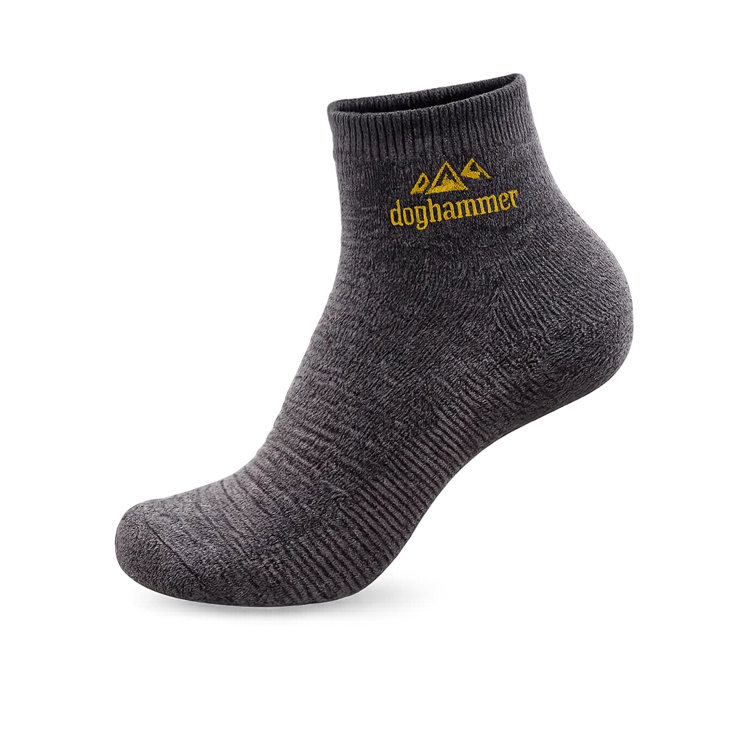 Doghammer Merinosocken "feet.back socks" | darkgrey, barefoot socks