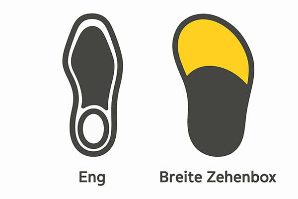 skizze zehenbox barfussschuhe