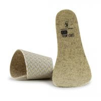 Dünne Wolleinlage für Barfußschuhe