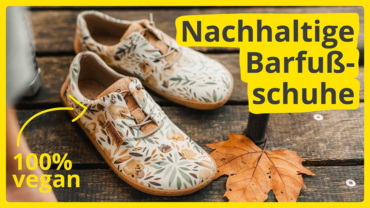 Terrar Textile vegan | olive-flower - Barfußschuh