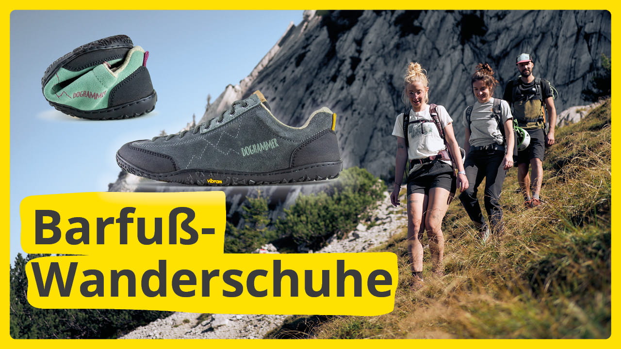 Terrar Rock Wool | darkgrey - Barfuß-Wanderschuhe