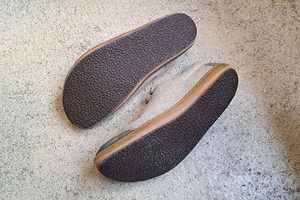 wiederbesohlte barfußschuhe